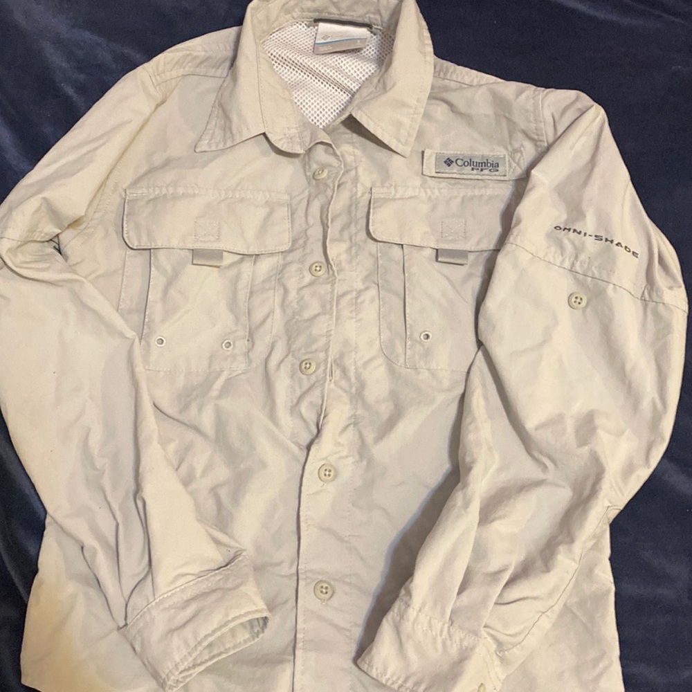Boys Columbia omni-shade long sleeve